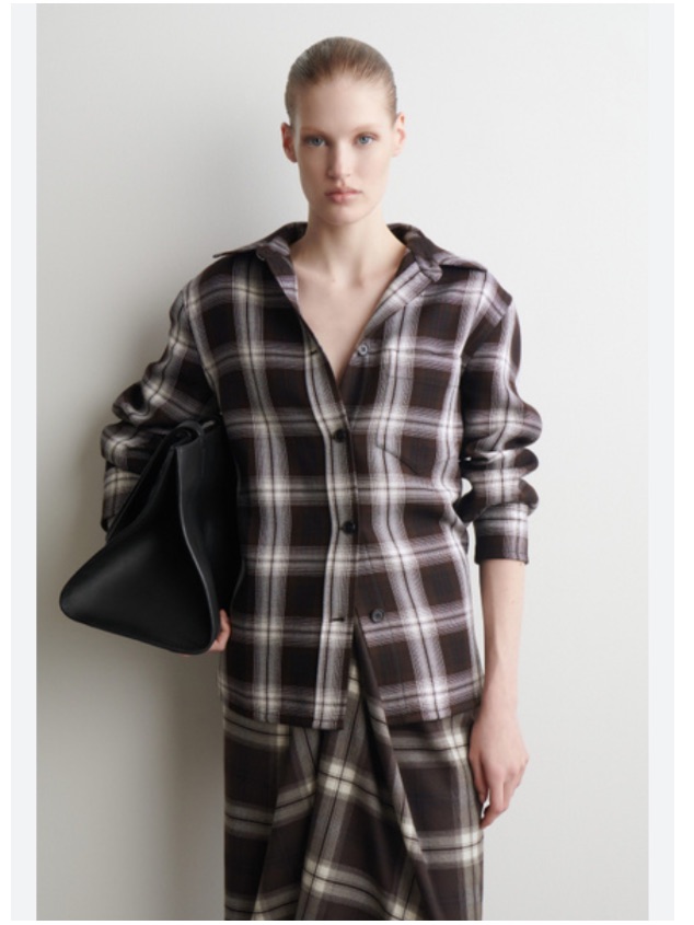 Cos Checked Overshirt